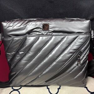 THINK ROYLN Silver Crossbody Bag